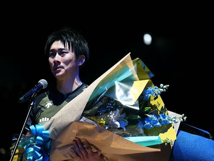 “お祭り男”涙の引退…「最後だから言いますけど」33歳高松卓矢がバレー界、Vリーグへ望むことを熱弁<Number Web> photograph by WOLFDOGS NAGOYA