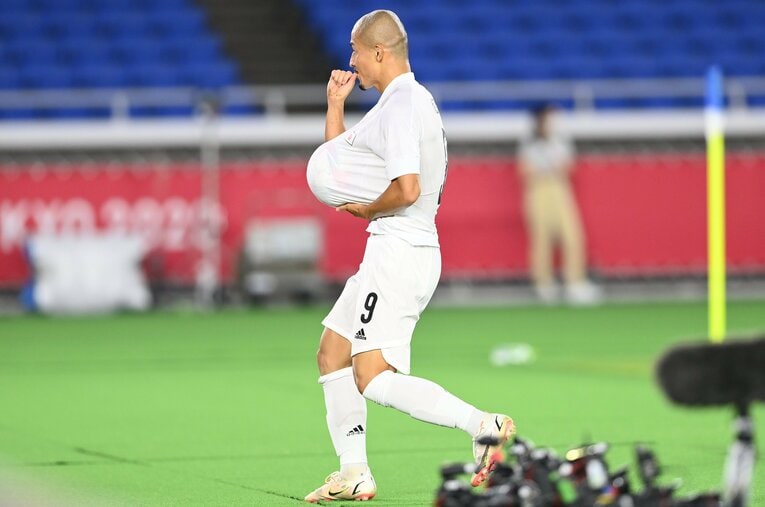 【歴代五輪代表メンバー】東京五輪の前田大然　©Takuya Kaneko/JMPA