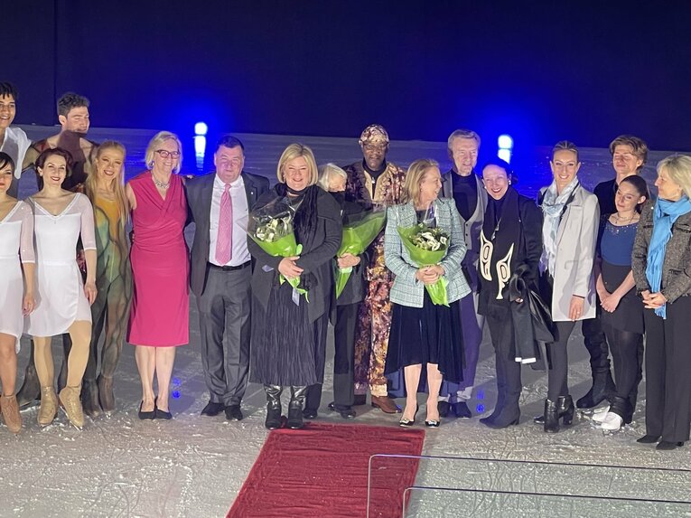 「Ice Theatre of New York」35周年を記念したガラパーティの様子　©Akiko Tamura