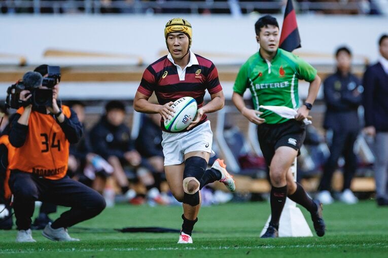 WTB田中健想（早大1年）©︎Kiichi Matsumoto