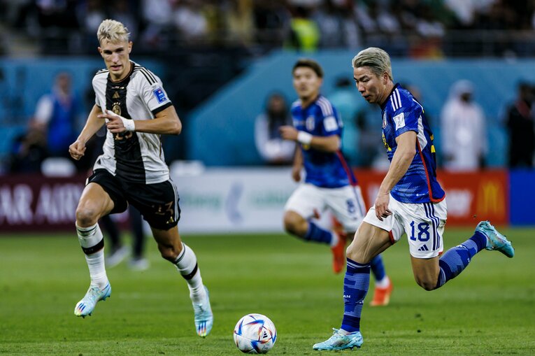 途中出場した浅野　©Kiichi Matsumoto/JMPA