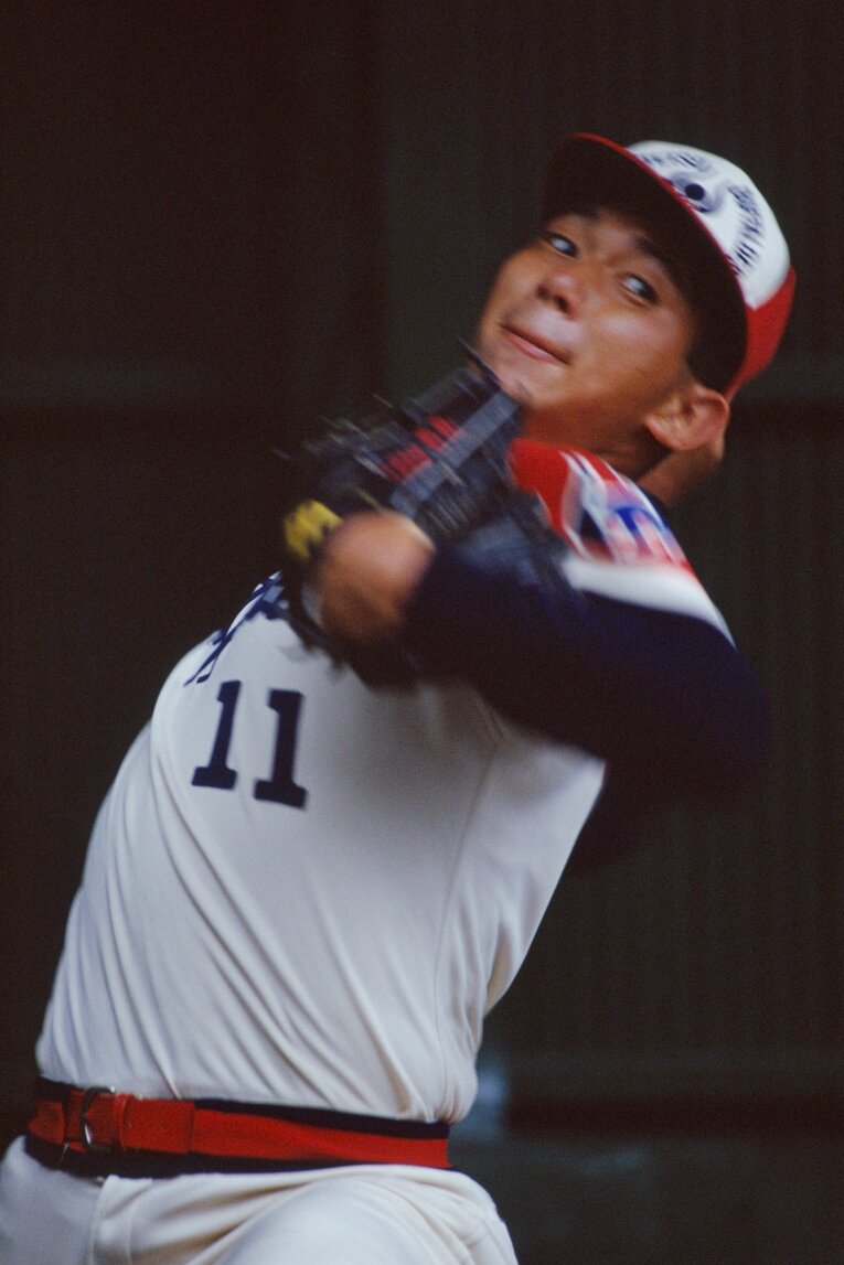 近鉄時代の野茂英雄　©︎Makoto Kenmizaki