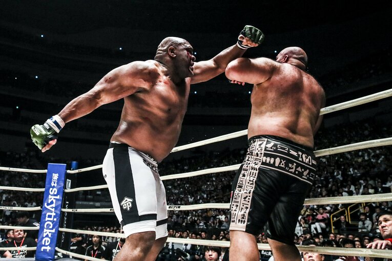 ボブサップの日本での最終戦となったvs大砂嵐（2018年9月RIZIN）　©RIZIN FF Susumu Nagao