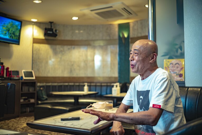 取材は熊本にある『らっきょの小部屋Ⅱ』で行われた　©Takuya Sugiyama