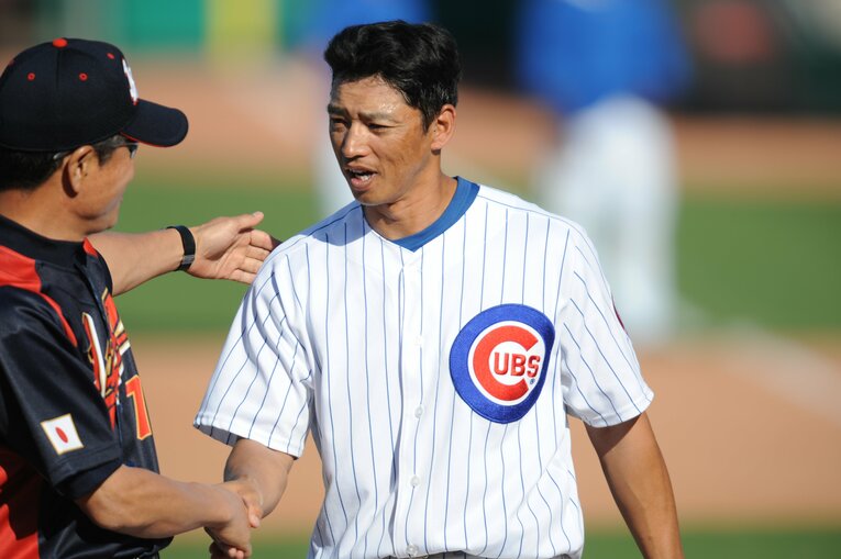 カブス時代の田口壮　©Naoya Sanuki