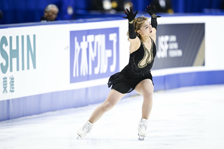 全日本選手権で4連覇を達成した坂本花織　©Asami Enomoto