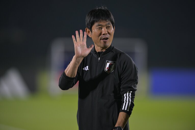 スペイン戦前日の練習　©Koki Nagahama／JMPA