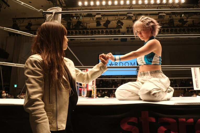 2.21後楽園で対面し“約束”を誓ったなつぽいとKAIRI