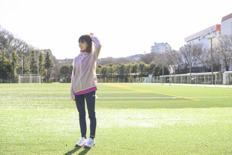 2023年8月の世界陸上に照準をあわせて準備しているという不破聖衣来　©︎Asami Enomoto