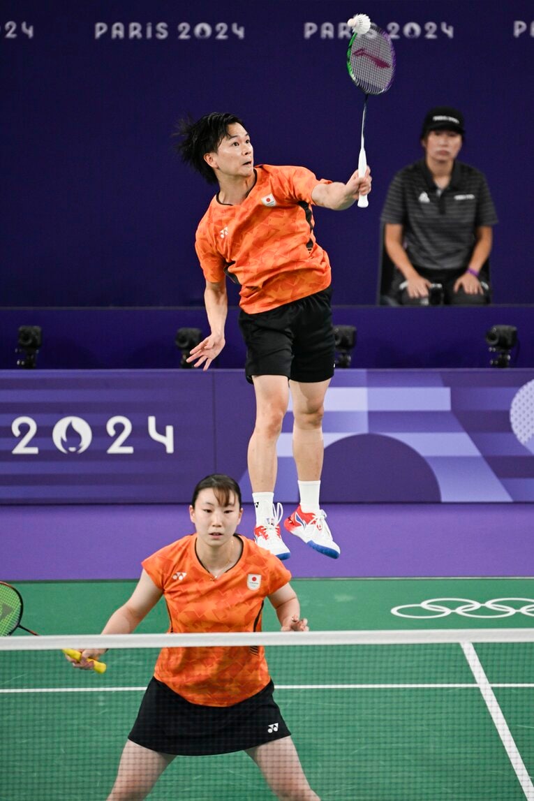 わたがしペア、3位決定戦での熱戦　©Asami Enomoto/JMPA