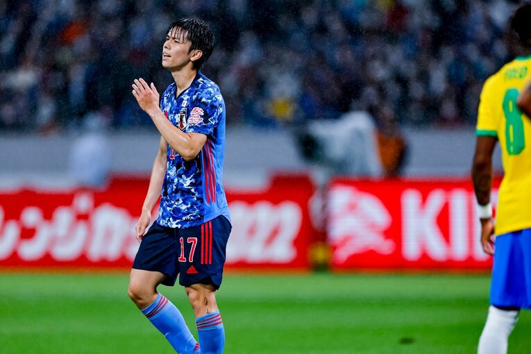 田中碧のオールラウンドさを中盤で生かしたい　©Kiichi Matsumoto/JMPA