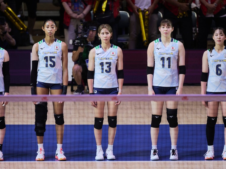 バレーボールネーションズリーグ 韓国戦　©︎Yuki Suenaga