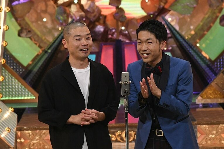 2020年M-1で2度目の決勝進出。8位だったアキナの山名文和、秋山賢太（右） ／ photograph by Shigeki Yamamoto