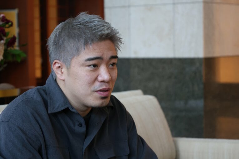 今後の井上の展開について、プロモーターならではの読みを披露した伊藤氏　©NumberWeb