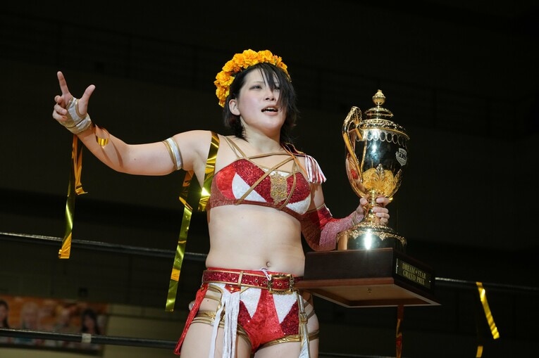 ドリームスターGP2024に優勝した林下詩美　©Essei Hara