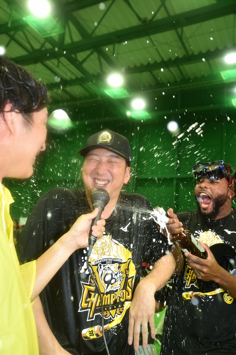 阪神タイガース 優勝ビールかけ　©︎Hideki Sugiyama 