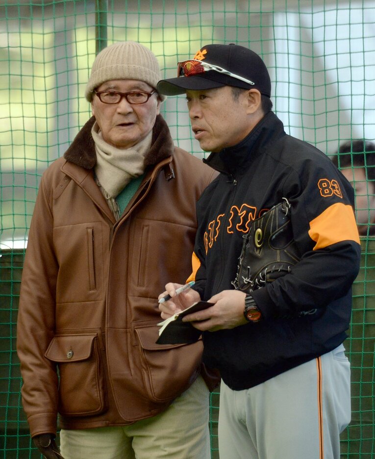 長嶋終身名誉監督はコーチになった田畑を今度は正しく呼んでくれた　©Sankei Shimbun