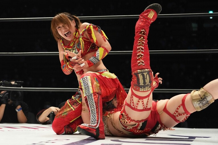 7月31日の『5★STAR GP』。林下詩美vs朱里