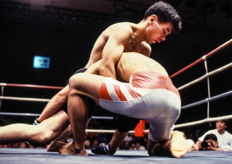 1997年8月、池田久雄と再戦。判定負け　©Susumu Nagao