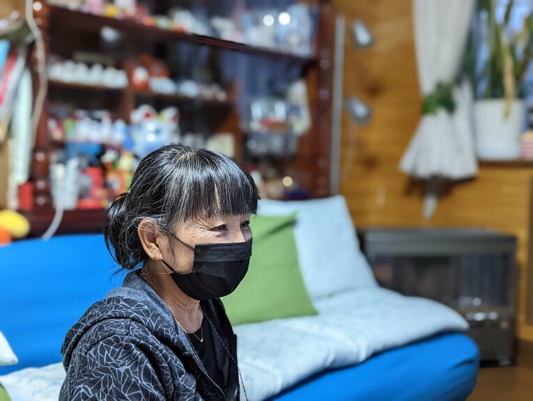 姉の佐登子さん　©Yu Saito