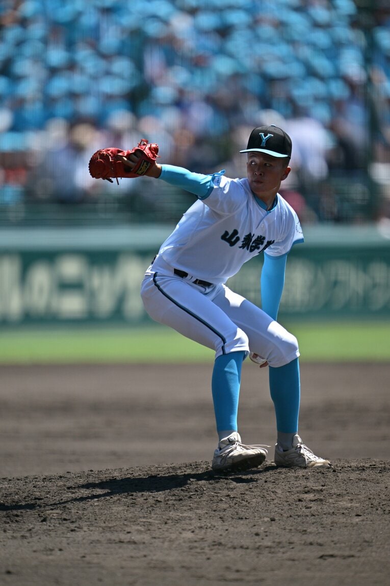 「檜垣は、センバツ前の疲労骨折から、復帰に向けて頑張りすぎちゃって、キズが広がったんですよ」 ©Hideki Sugiyama