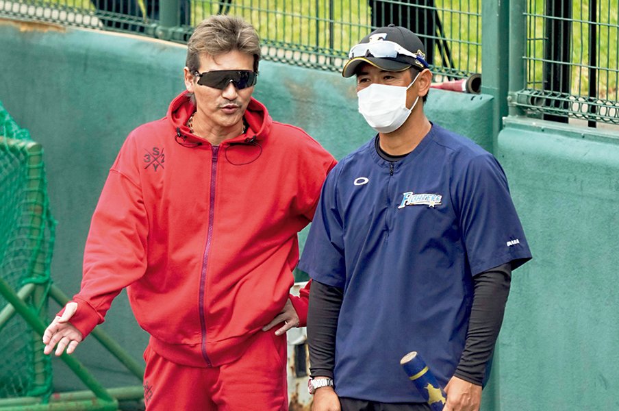 「バントはムリオ、右打ちなんて意味ナシオ」が信念を捨てた日…新庄剛志新監督は現役時代から“真っ当な野球観”を持っていた<Number Web> photograph by KYODO