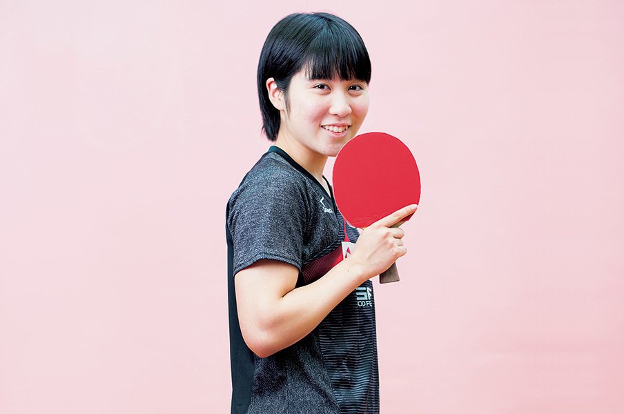 日本卓球界ニューヒロインの決意。平野美宇「絶対的なエースになる」<Number Web> photograph by Nanae Suzuki
