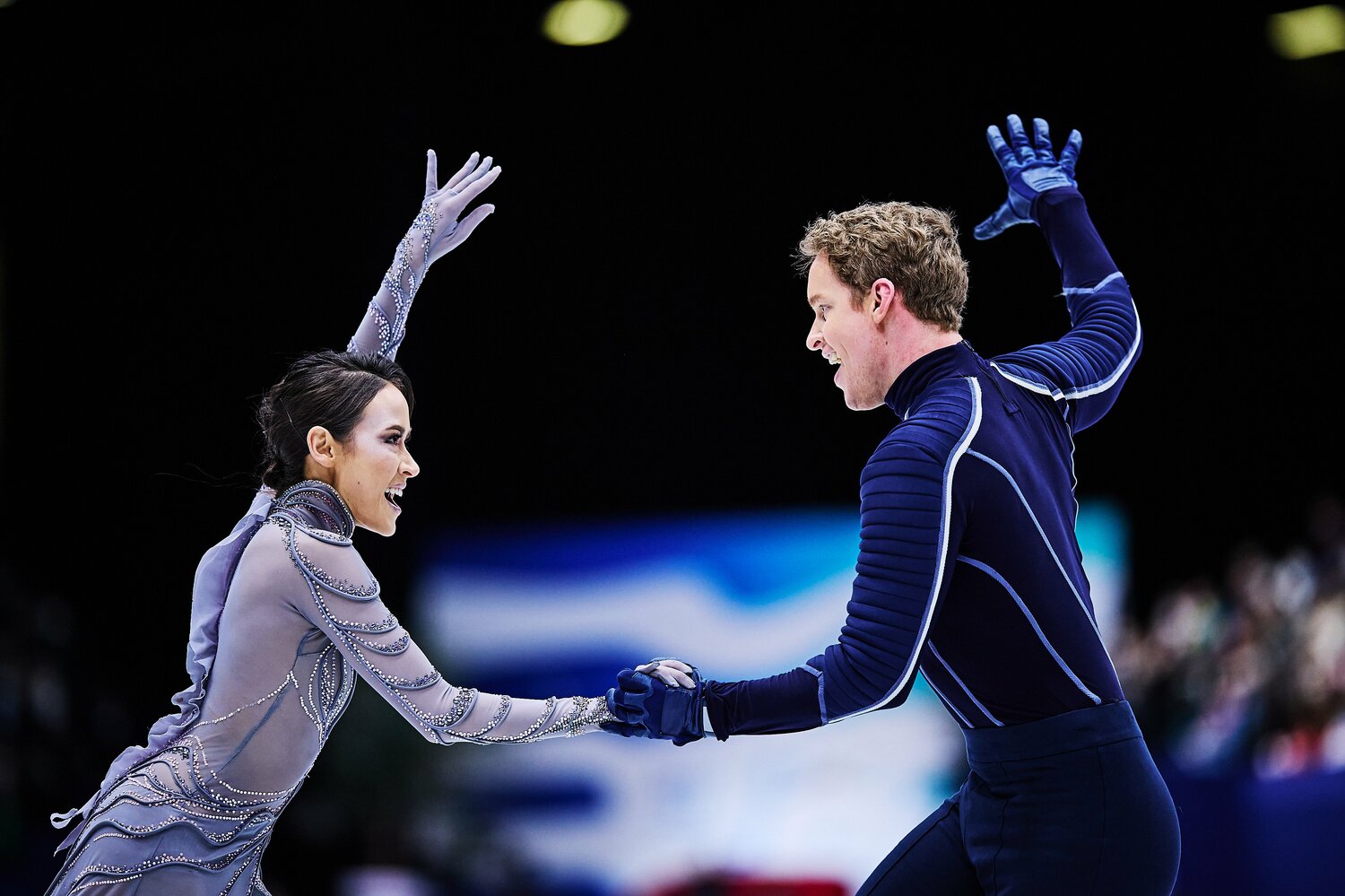 世界選手権でのマディソン・チョック＆エヴァン・ベイツ　©Getty Images