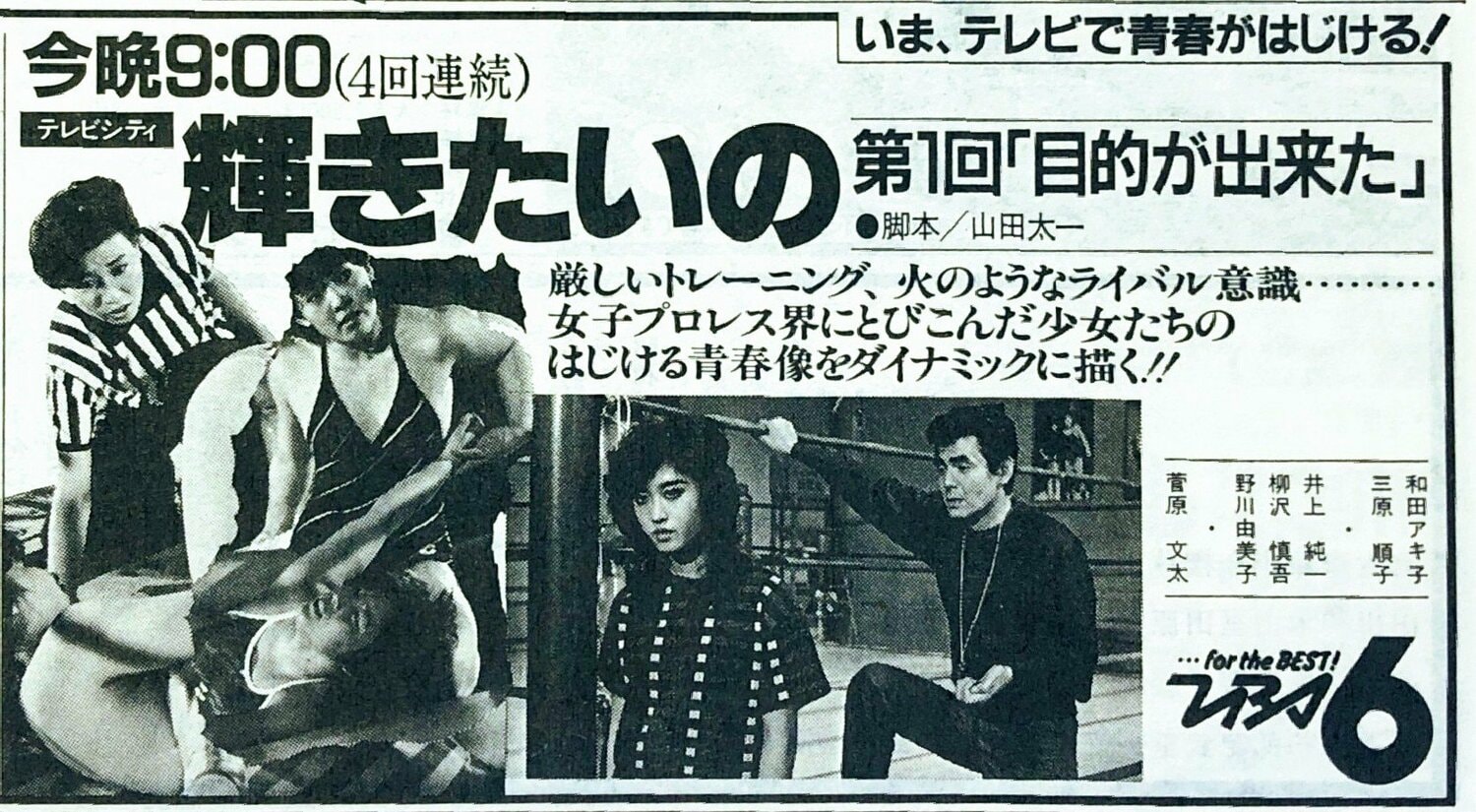 ドラマ『輝きたいの』番宣広告