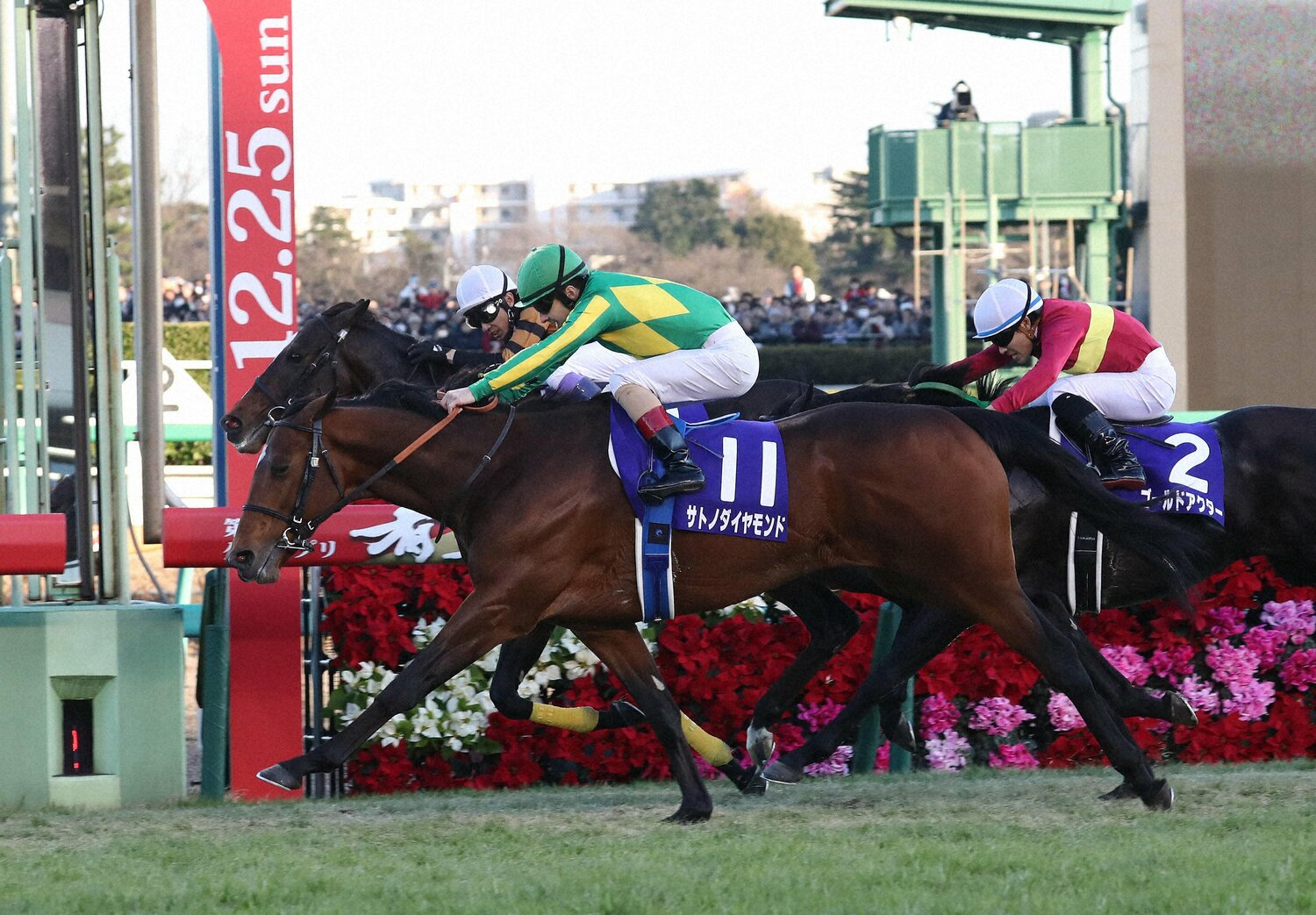 実際のゴール前写真　©NIKKAN SPORTS