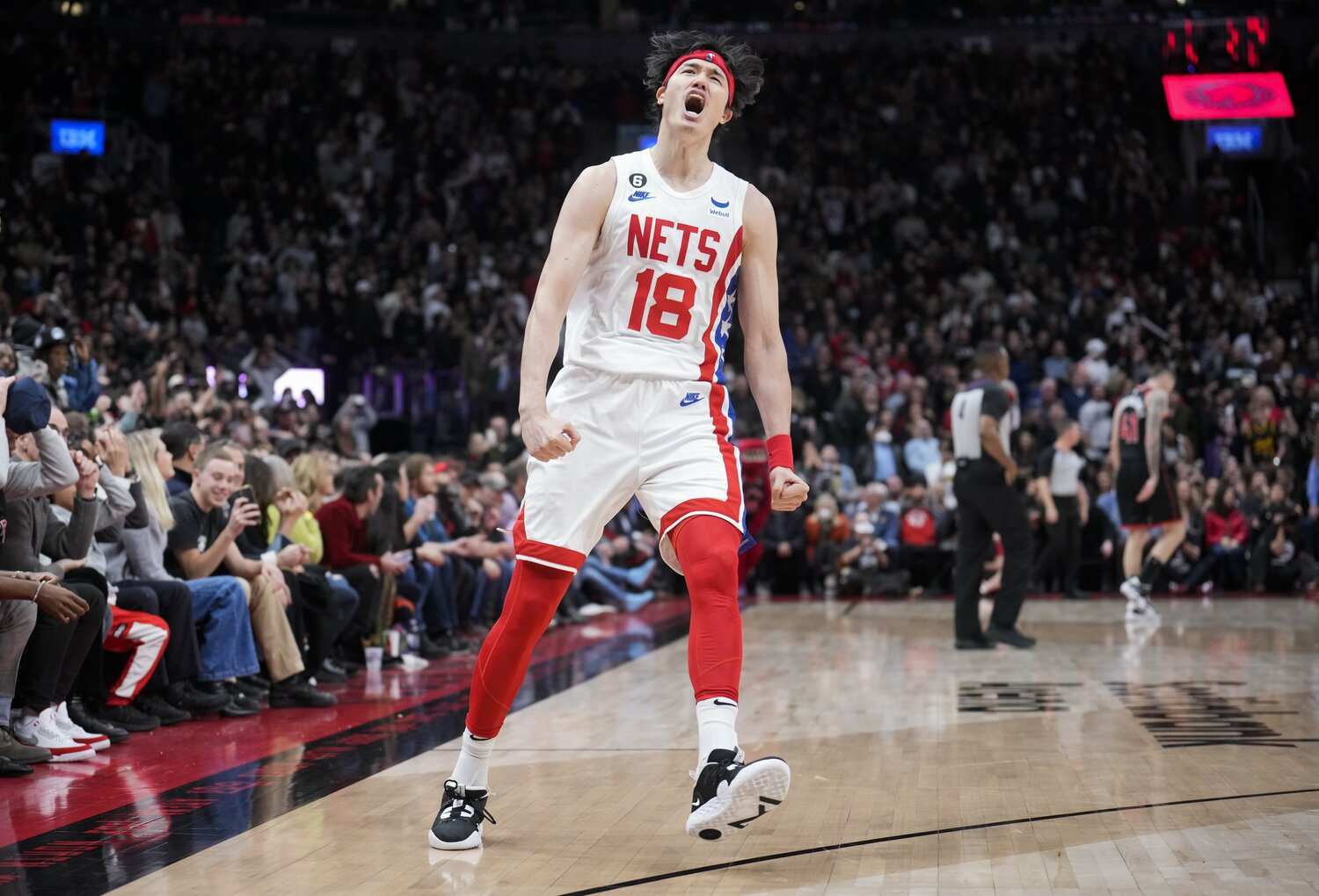 千葉ジェッツへの入団を決めた渡邊雄太。NBAでは4チームを渡り歩き活躍　©︎Mark Blinch/Getty Images