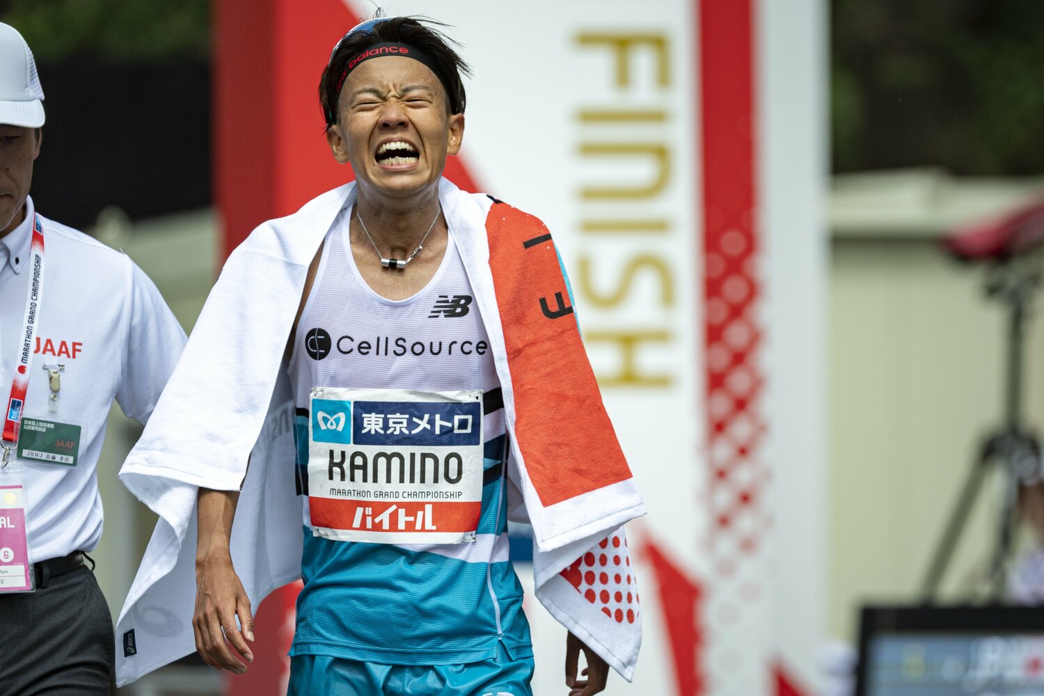 青学大時代には竹石さんと同じ5区を走った神野大地。卒業後に実業団を経て、現在はプロランナーとして活躍している　©Takuya Sugiyama