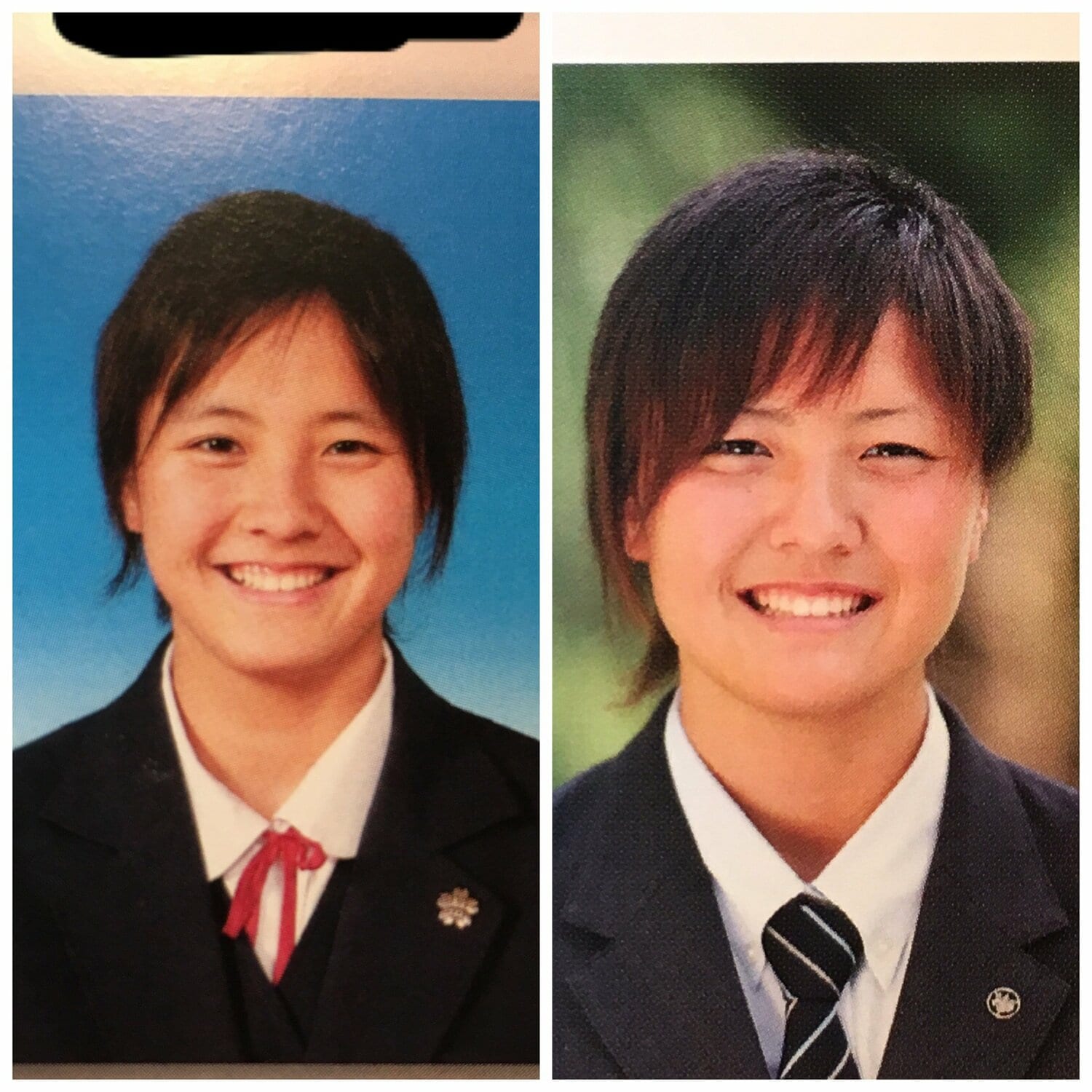 学生時代の成宮涼さん　©本人提供