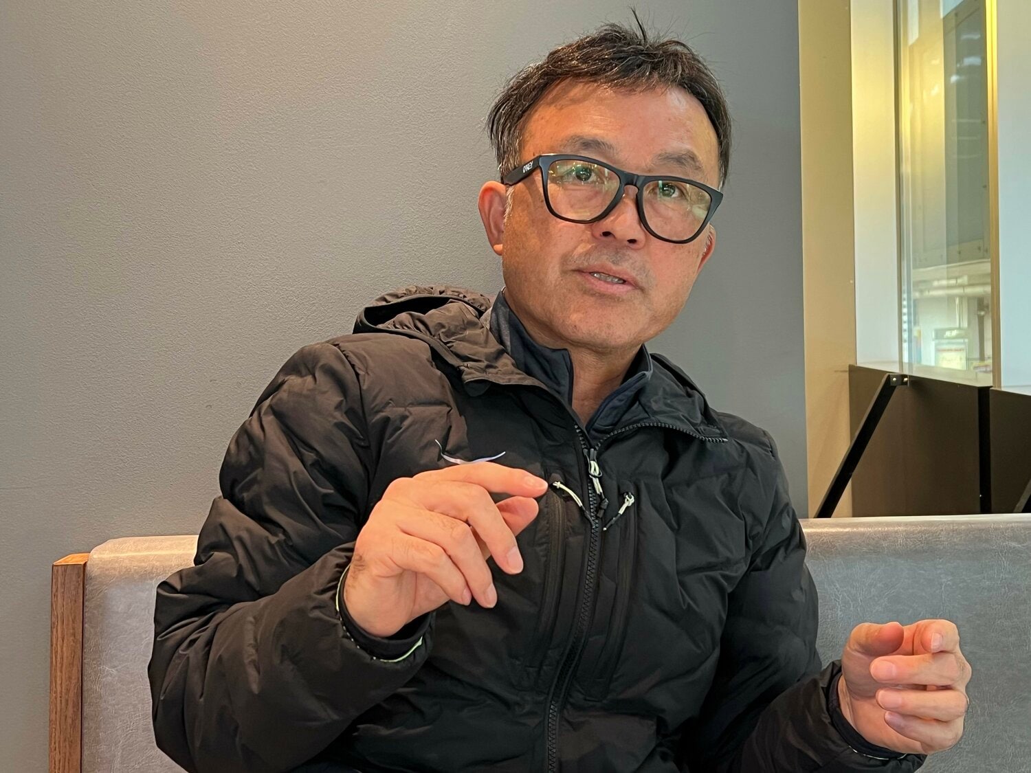 現在はマラソン解説でもおなじみの金さん　©Takeshi Shimizu