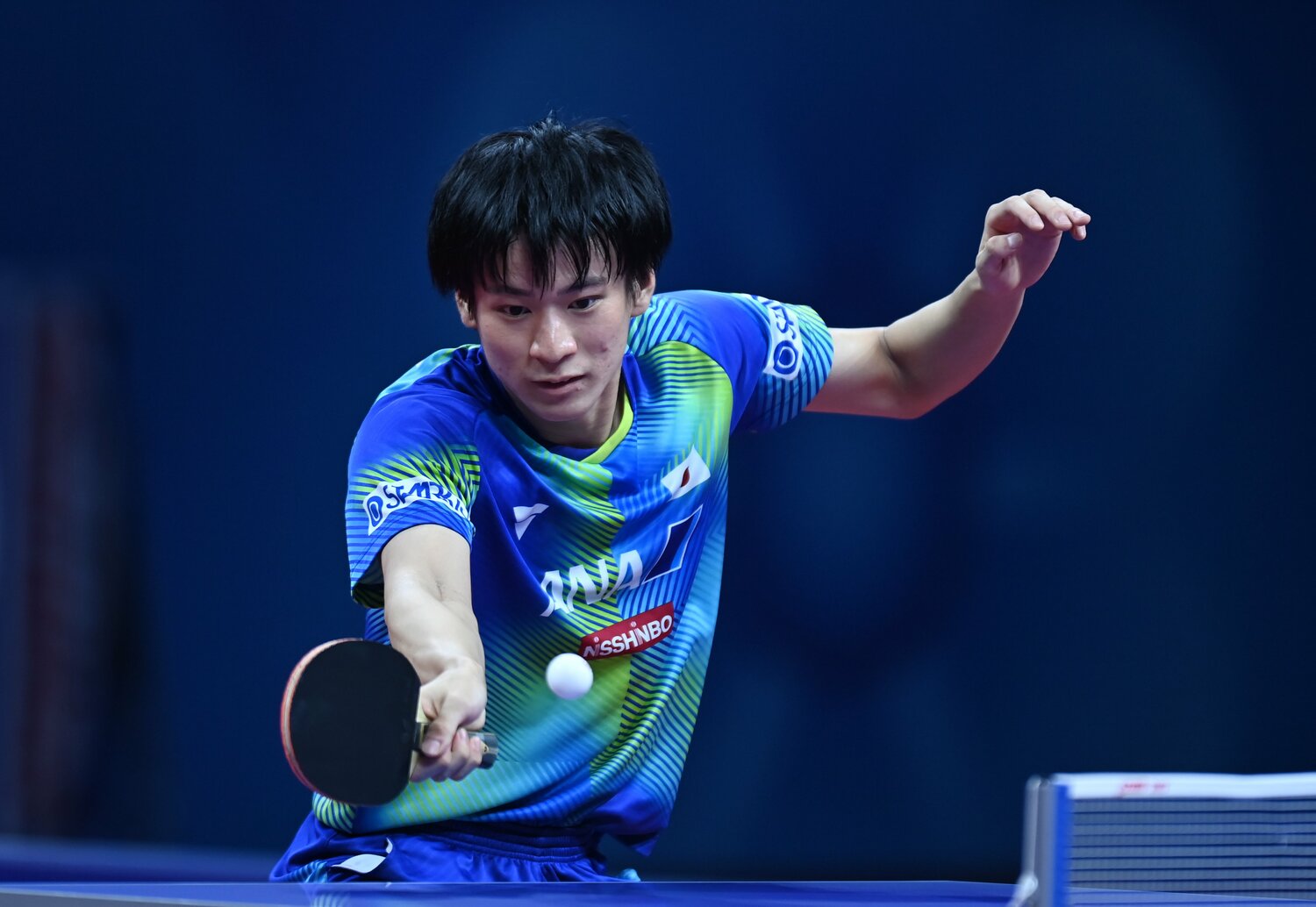 世界選手権・団体戦では中国勢に敗れ、悔しい思いを味わった戸上　©︎Getty Images