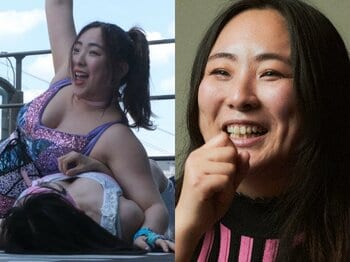 「やせたら可愛いのに」世間の声との闘い…“プラスサイズモデル”も務める女子レスラー・まなせゆうなの思い「ありのままの自分を愛せばいい」＜Number Web＞ photograph by L)Norihiro Hashimoto、R)Yuki Suenaga