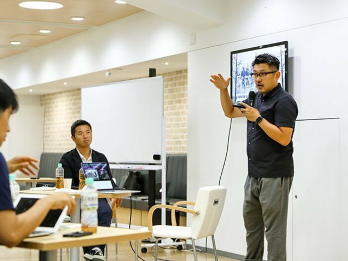 ライゾマ齋藤社長が池田純に語った、“スポーツとテクノロジー”融合の未来。＜Number Web＞ photograph by Kiichi Matsumoto