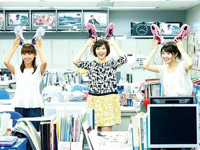 久保田智子＆出水麻衣＆佐藤渚 「TBSに走る女子アナをもっともっと増やしたい！」＜Number Web＞ photograph by Atsushi Hashimoto