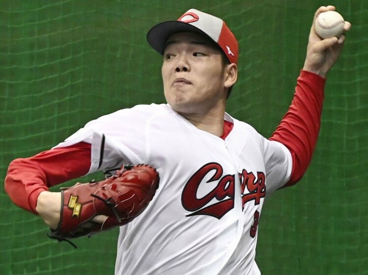 広島カープ 滝田一希サイン入りユニフォーム 滝田一希 ルーキーサイン