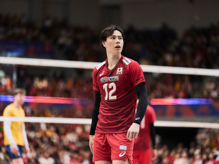 2025年VNLブラジル戦　©︎Yuki Suenaga