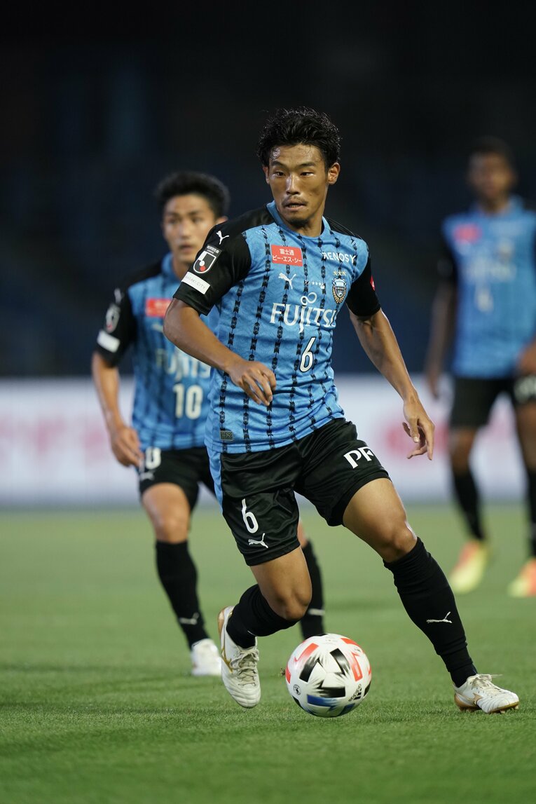 2020年シーズンの守田英正　©︎J.LEAGUE