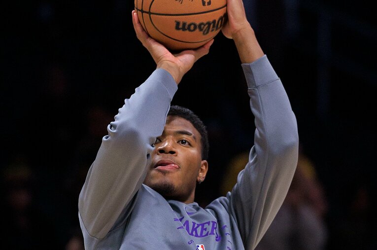 発言が話題を集めているロサンゼルス・レイカーズ八村塁（26歳） ／ photograph by ZUMA Press/AFLO