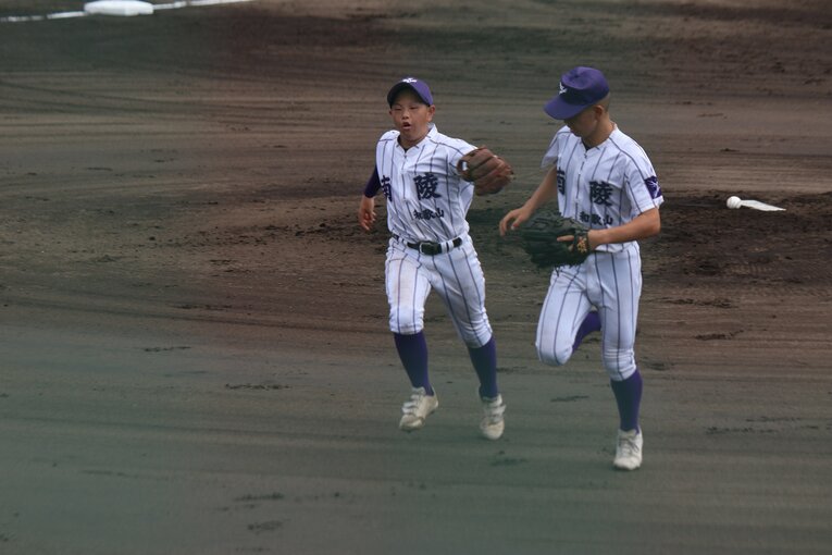 新生チームとして試合に臨んだ和歌山南陵高の選手　©Fumi Sawai