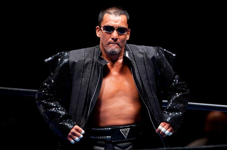 武藤敬司の「デビュー25周年興行」に出場した蝶野正洋（2009年撮影） ／ photograph by Toshiya Kondo