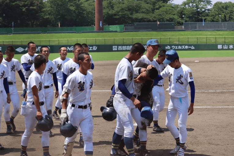 昨夏の県大会準々決勝、光南相手に敗戦　©Genki Taguchi