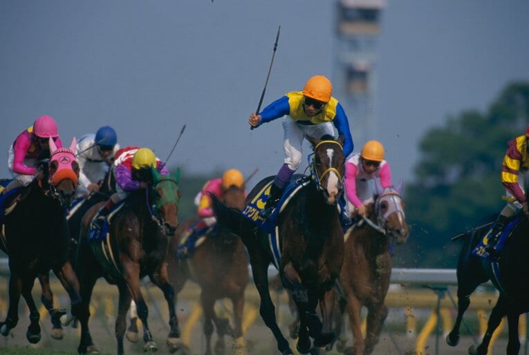 エアグルーヴで制した1996年のオークス　©Keiji Ishikawa