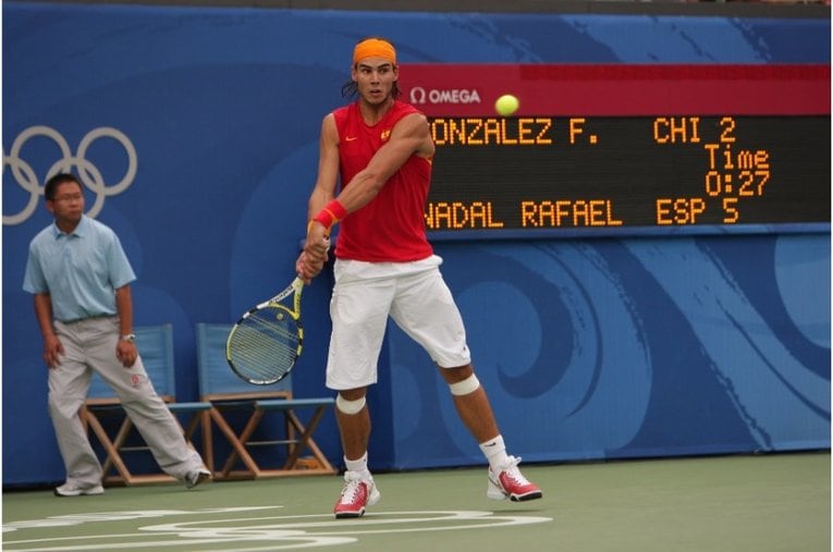 北京五輪のナダル　©JMPA