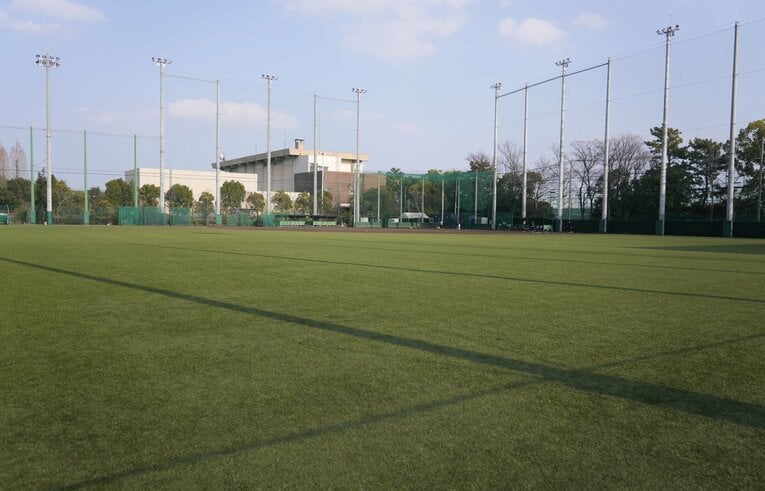 全国随一の練習施設…大阪学院大高の練習場　©Sankei Shimbun