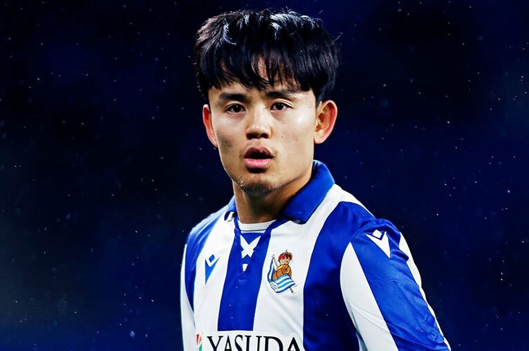 過密日程のシーズンを送り続ける久保建英。週2試合の方が好みのようだが、ラ・レアルのチーム状況的に悩ましい面もある ／ photograph by Daisuke Nakashima