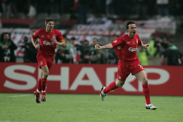 リバプールの2点目となるミドルシュートを決めたシュミツェル ©Getty Images